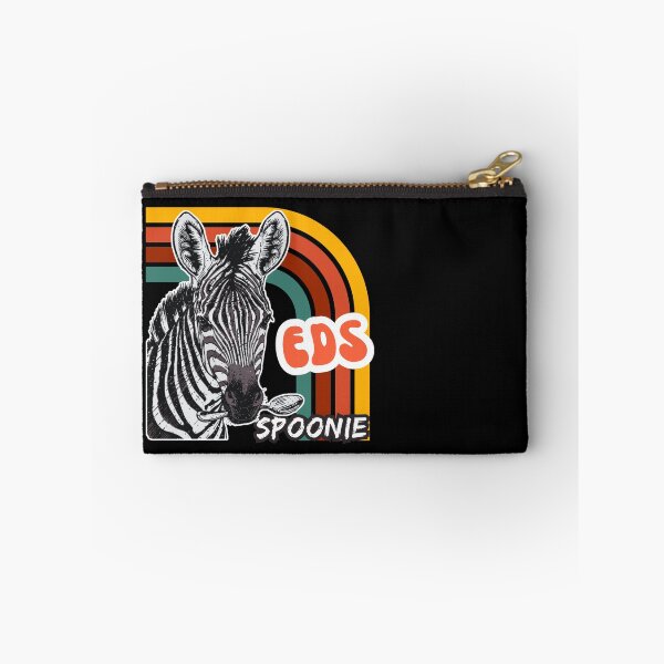 Item preview, EDS Zebra Retro Spoonie Chronic Illness Awareness designed and sold by pulse_retail.
