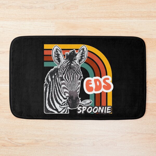 Item preview, EDS Zebra Retro Spoonie Chronic Illness Awareness designed and sold by pulse_retail.