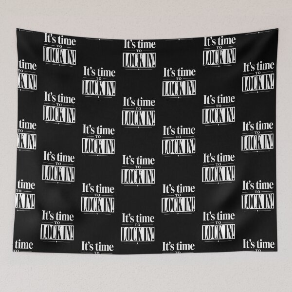 Item preview, It's time to lock in! designed and sold by INEEDBABYPOWDER.