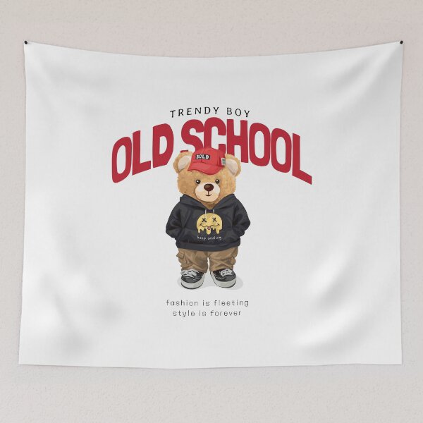 Item preview, Old School Trendy Boy - Fashion is Fleeting Style is Forever designed and sold by salfreary.