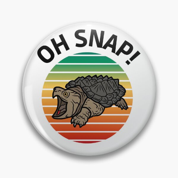 Item preview, Oh Snap Funny Sarcastic Snapping Turtle designed and sold by aponwao.