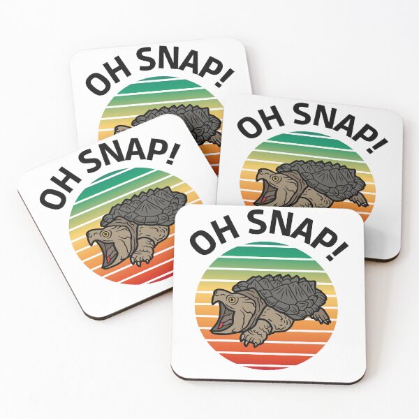 Item preview, Oh Snap Funny Sarcastic Snapping Turtle designed and sold by aponwao.