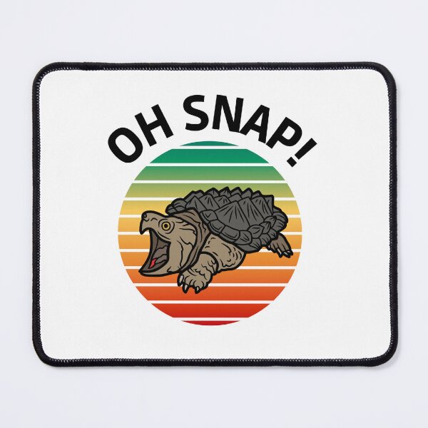 Item preview, Oh Snap Funny Sarcastic Snapping Turtle designed and sold by aponwao.
