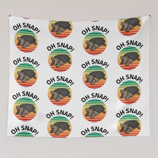 Item preview, Oh Snap Funny Sarcastic Snapping Turtle designed and sold by aponwao.