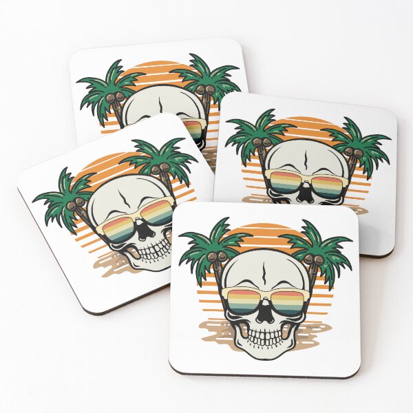 Item preview, Summer Vacation Skull designed and sold by Tickety Boo.