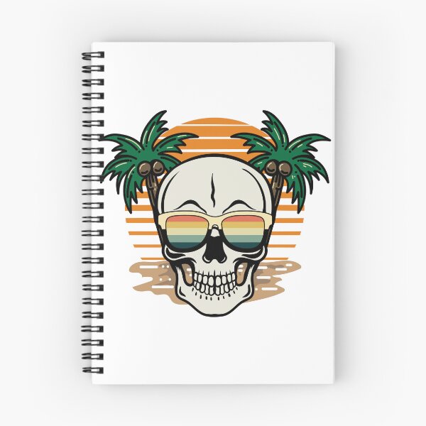 Item preview, Summer Vacation Skull designed and sold by Tickety Boo.
