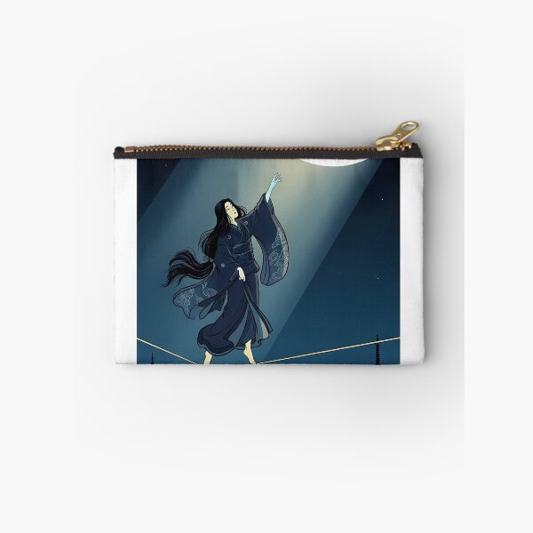 Item preview, Moonlight Tightrope Walker in Night Sky designed and sold by TokyoUkiyoHouse.