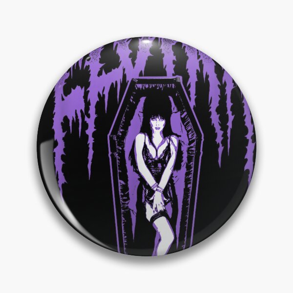 Item preview, Elvira Mistress of the Dark Purple Coffin designed and sold by Foxintheloart.