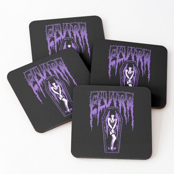 Item preview, Elvira Mistress of the Dark Purple Coffin designed and sold by Foxintheloart.