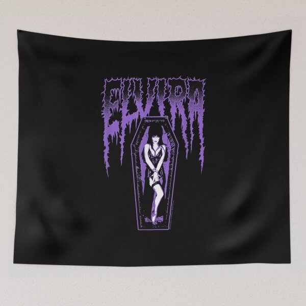 Item preview, Elvira Mistress of the Dark Purple Coffin designed and sold by Foxintheloart.