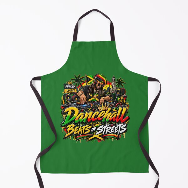 Item preview, Kingston Jamaica Dancehall DJ | Beats Of Streets Rasta Reggae designed and sold by digitalbob60.