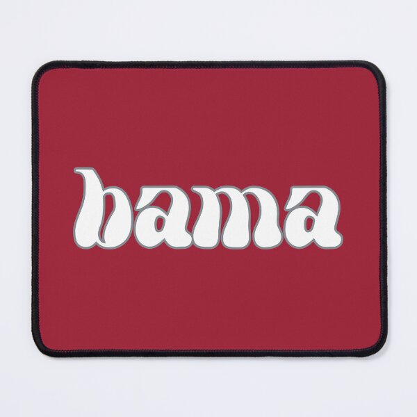 Item preview, bama - cute retro psychedelic font (white) designed and sold by titanic415.