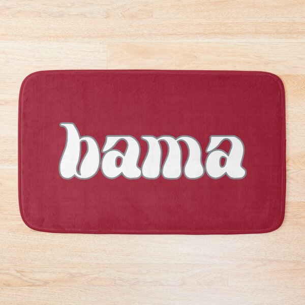 Item preview, bama - cute retro psychedelic font (white) designed and sold by titanic415.