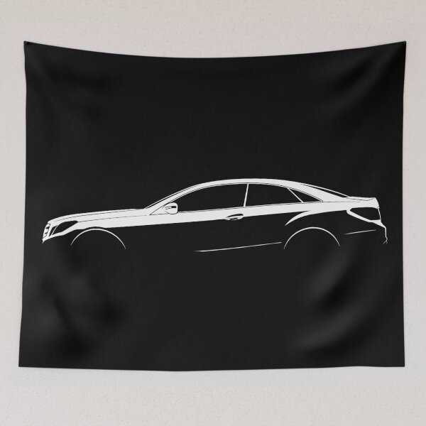 Item preview, E-Class Coupe (C207) (White) designed and sold by Car Silhouettes.