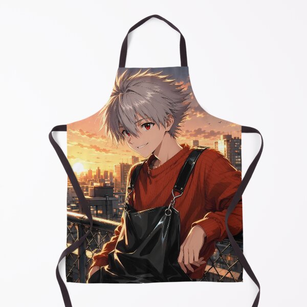 Item preview, Kaworu Nagisa Neon Genesis Evangelion Sunset City Smile designed and sold by mildaclairmo.