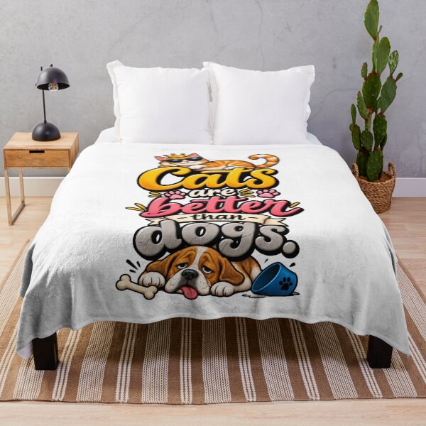 Item preview, Cats Are Better Than Dogs designed and sold by thebigleebowski.