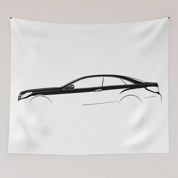 Item preview, E-Class Coupe (C207) (Black) designed and sold by Car Silhouettes.