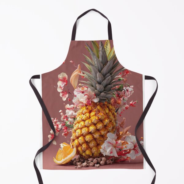 Item preview, Pineapple Tropical Fruits and Flowers designed and sold by Grafititee.