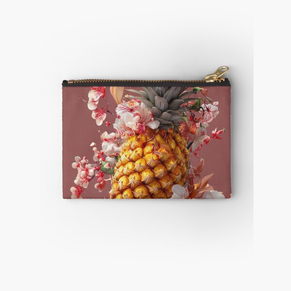 Item preview, Pineapple Tropical Fruits and Flowers designed and sold by Grafititee.