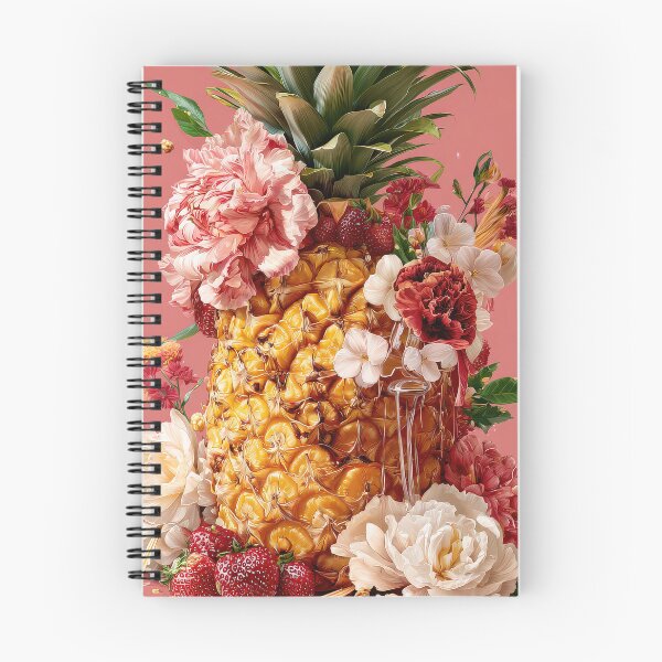 Item preview, Pineapple Tropical Fruits and Flowers designed and sold by Grafititee.