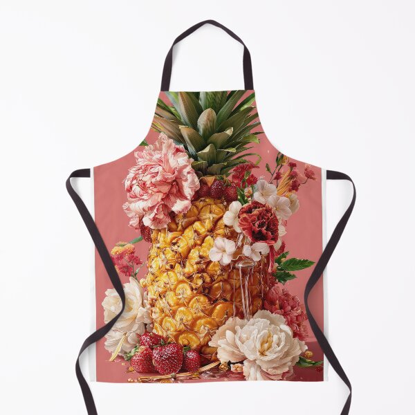 Item preview, Pineapple Tropical Fruits and Flowers designed and sold by Grafititee.