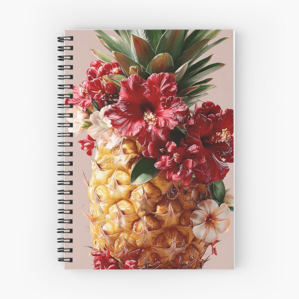 Item preview, Pineapple Tropical Fruits and Flowers designed and sold by Grafititee.