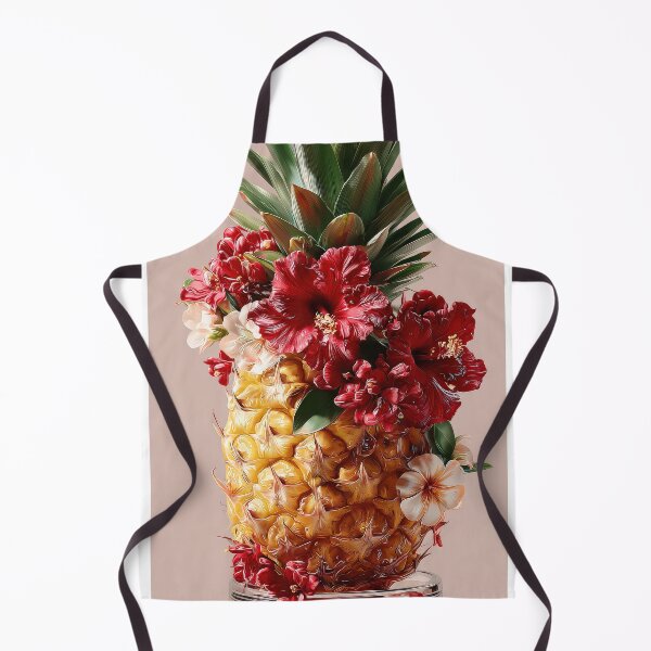 Item preview, Pineapple Tropical Fruits and Flowers designed and sold by Grafititee.