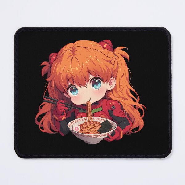 Item preview, Asuka Langley Soryu Evangelion Kawaii Ramen Sass designed and sold by mildaclairmo.
