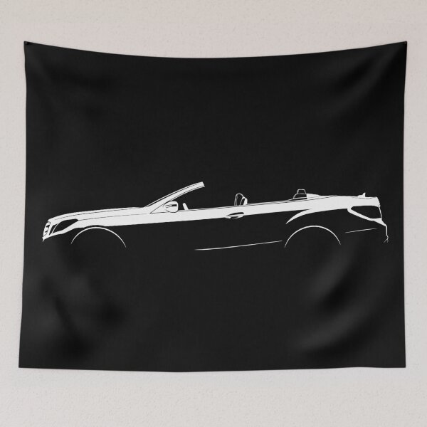 Item preview, E-Class Cabrio (A207) (White) designed and sold by Car Silhouettes.