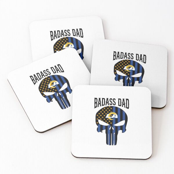 Item preview, Badass Dad Skull LA Team designed and sold by AviaryAlley.