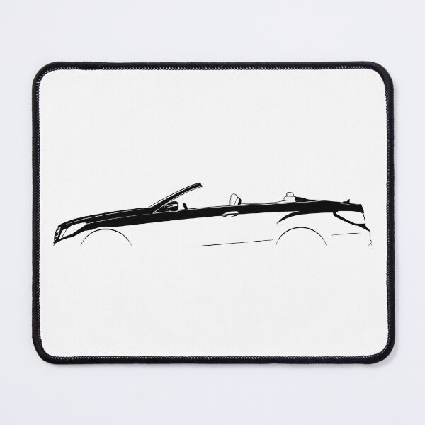 Item preview, E-Class Cabrio (A207) (Black) designed and sold by Car Silhouettes.