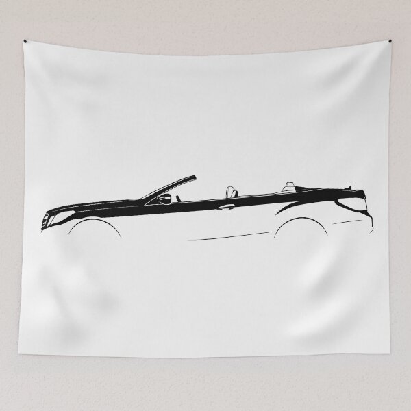 Item preview, E-Class Cabrio (A207) (Black) designed and sold by Car Silhouettes.