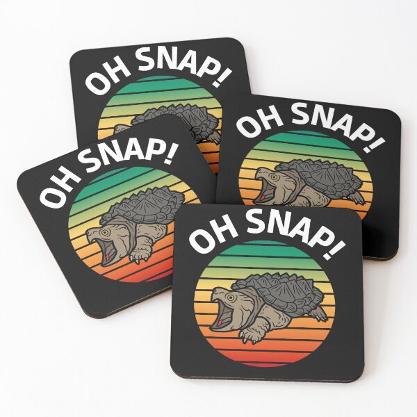 Item preview, Oh Snap Funny Sarcastic Snapping Turtle designed and sold by aponwao.