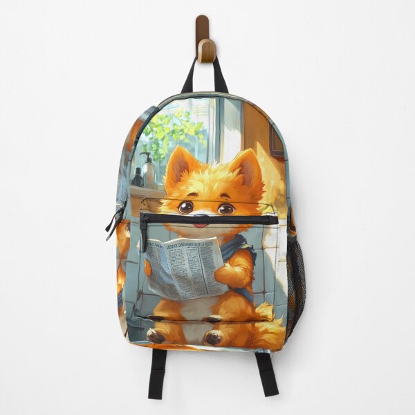 Item preview, Shiba Inu Dog Bathroom Newspaper Reader Cute Cartoon Humor designed and sold by mildaclairmo.
