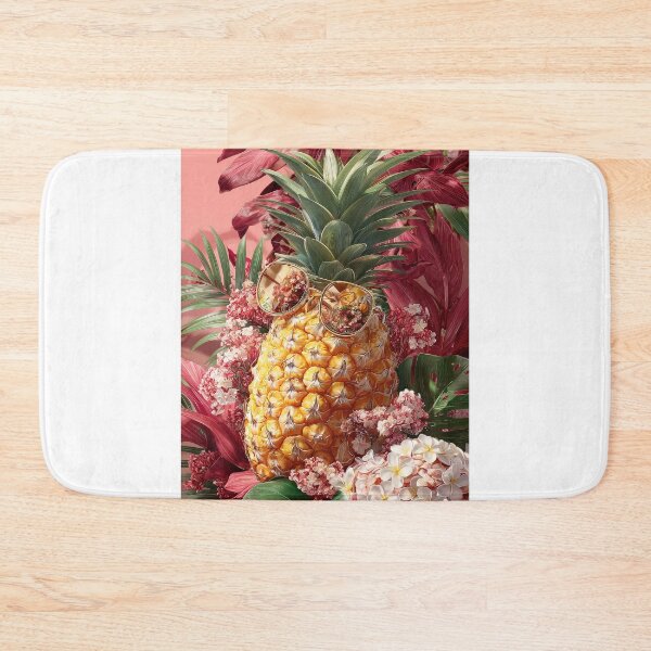 Item preview, Pineapple Tropical Fruits and Flowers designed and sold by Grafititee.