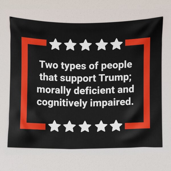 Item preview, Two types of people that support Trump.  designed and sold by Rachel the Artist .
