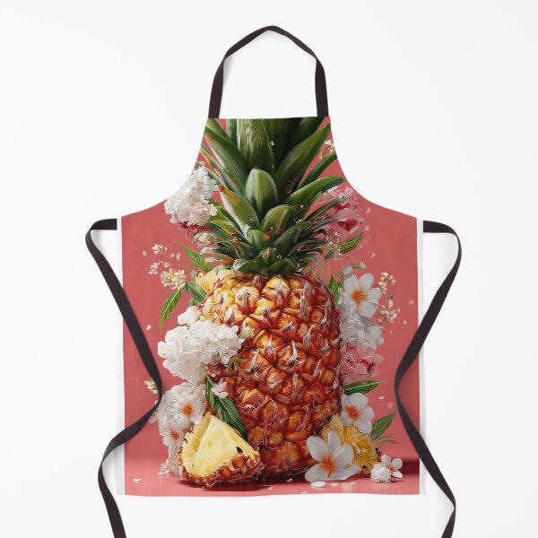Item preview, Pineapple Tropical Fruits and Flowers designed and sold by Grafititee.