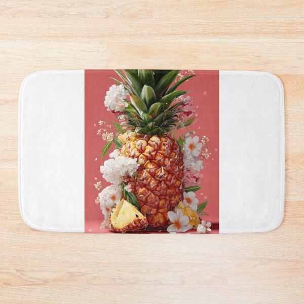 Item preview, Pineapple Tropical Fruits and Flowers designed and sold by Grafititee.