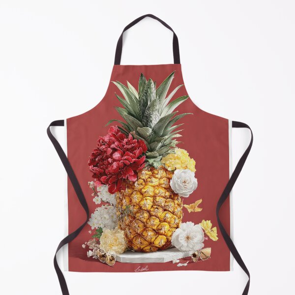 Item preview, Pineapple Tropical Fruits and Flowers designed and sold by Grafititee.