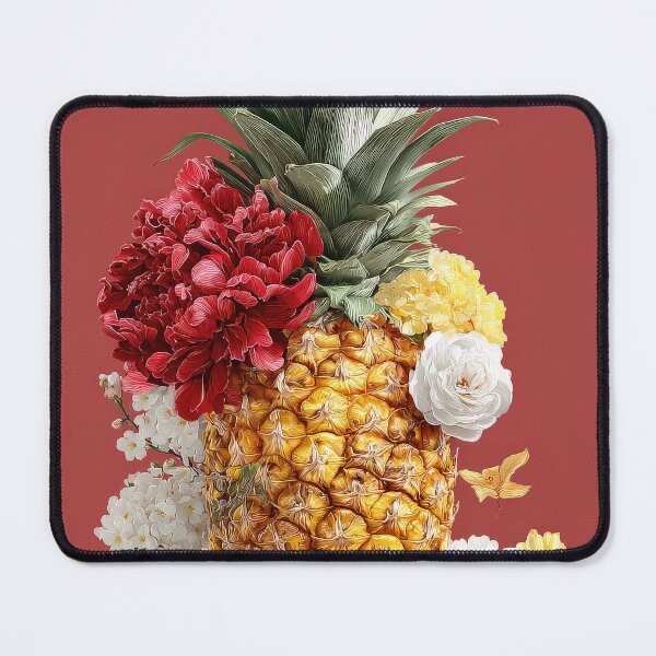 Item preview, Pineapple Tropical Fruits and Flowers designed and sold by Grafititee.