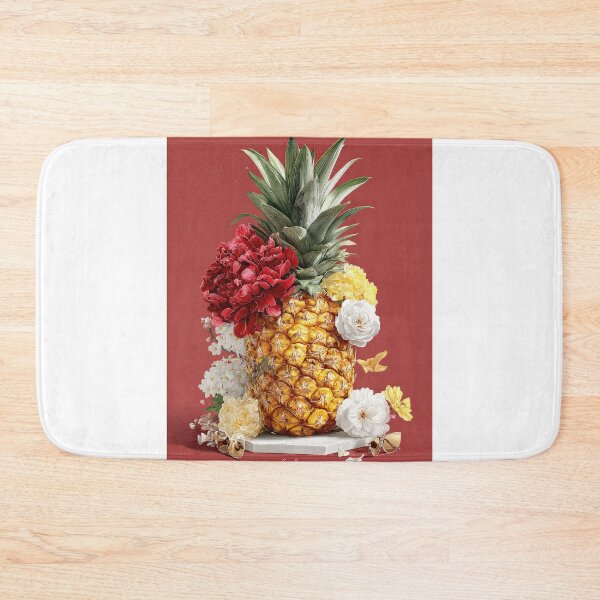 Item preview, Pineapple Tropical Fruits and Flowers designed and sold by Grafititee.