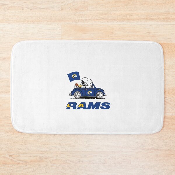 Item preview, Snoopy Drives RAMS Car Flag designed and sold by AviaryAlley.