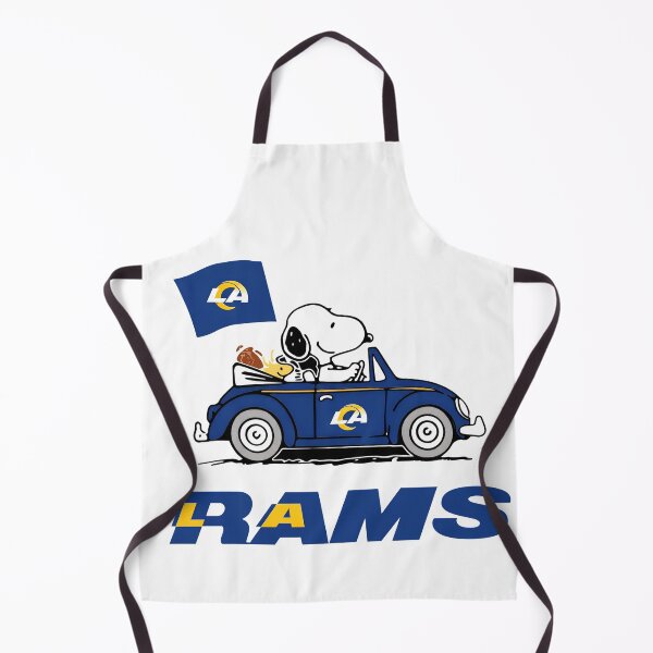 Item preview, Snoopy Drives RAMS Car Flag designed and sold by AviaryAlley.