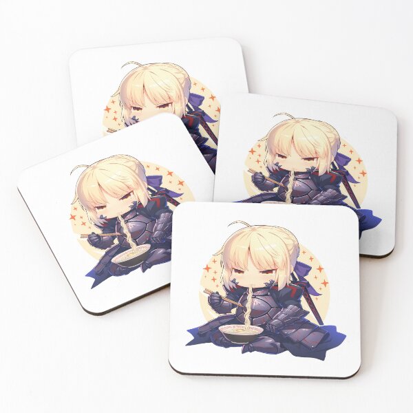 Item preview, Saber Alter Fate Stay Night Armor Kawaii Ramen Chibi Mood designed and sold by mildaclairmo.