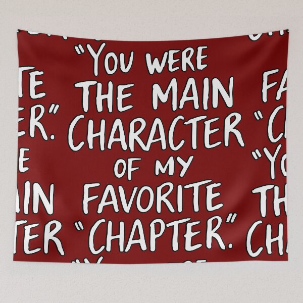 Item preview, Main Character of My Favorite Chapter Text Design designed and sold by RichardRags.