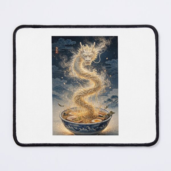 Item preview, Great Ramen Dragon Transformation - Japanese Ukiyo-e Noodle Art designed and sold by ExpressoJungle.