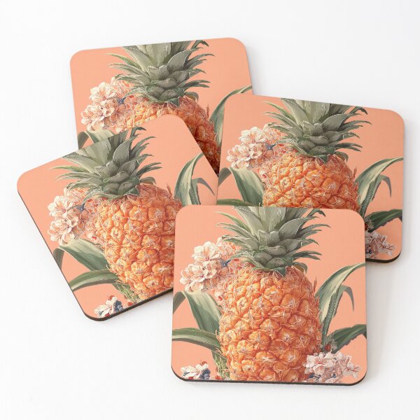 Artikelvorschau, Ananas, tropische Früchte und Blüten entworfen und verkauft von Grafititee.