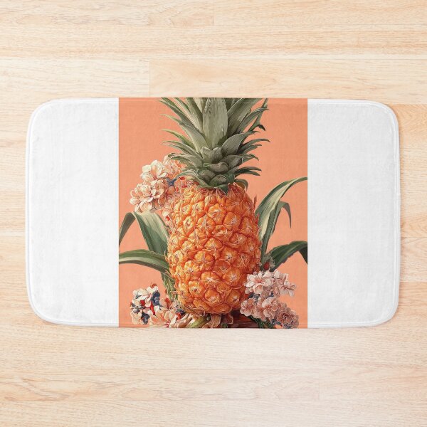 Item preview, Pineapple Tropical Fruits and Flowers designed and sold by Grafititee.