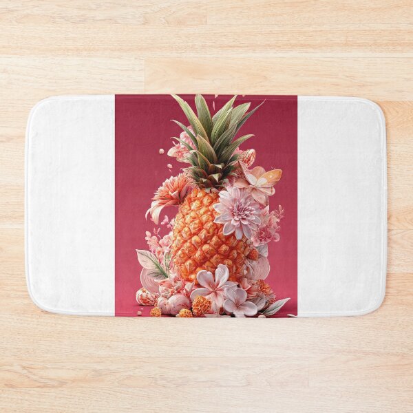 Item preview, Pineapple Tropical Fruits and Flowers designed and sold by Grafititee.