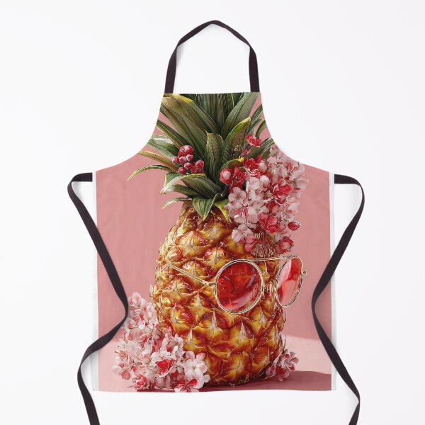 Item preview, Pineapple Tropical Fruits and Flowers designed and sold by Grafititee.